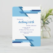 Invitation Blues Droite (Debout devant)