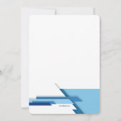 Invitation Blues Droite (Dos)