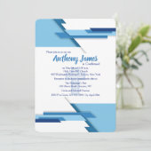 Invitation Blues Droite (Debout devant)