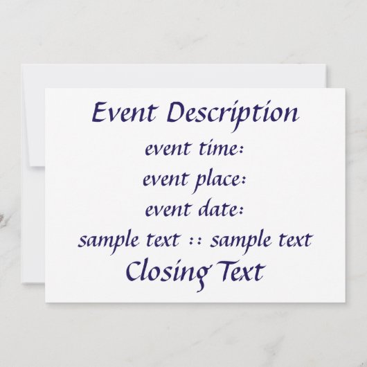 Invitation Bluestar (Dos)