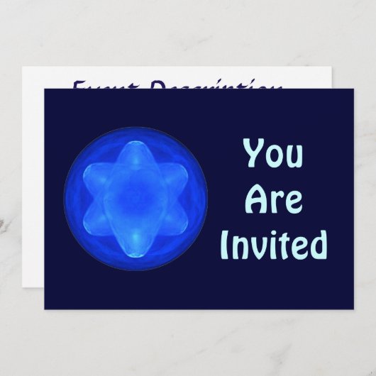 Invitation Bluestar (Devant / Derrière)