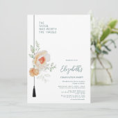 Invitation Bluish Green Tassel Vaut La Peine Hassle Graduatio (Debout devant)