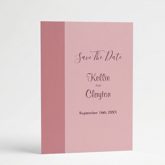 Invitation Blush Bar Save The Date