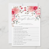 Invitation Blush Blossoms Qui Connaît Le Couple Meilleur Jeu (Devant)