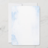 Invitation Blush blue baptism with cross  (Dos)