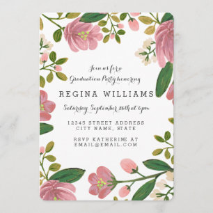 Invitation Blush Bouquet Grand Parti
