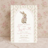 Blush lapin lapin Vintage 2e fille anniversaire