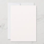 Invitation Blush Peach Aquarelle Florale pour Swee (Dos)