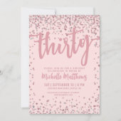 Invitation Blush Pink 30e anniversaire (Devant)