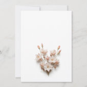 Invitation Blush Pink 3D Flowers (Dos)