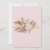 Invitation Blush Pink and Gold Baby in Bloom Baby Shower (Dos)
