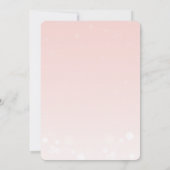 Invitation Blush Pink Bow Coquette Winter Girls 30th Birthday (Dos)