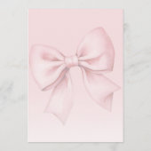 Invitation Blush Pink Bow She's Tying the Knot Bridal Shower (Dos)