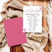 Invitation Blush Pink Bow Voudrait-Elle Plutôt Fête des marié