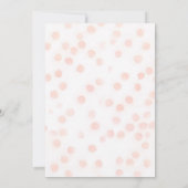 Invitation Blush Pink Bow Whimsical Minimalist Bridal Shower (Dos)