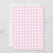 Invitation Blush Pink Coquette Little Bunny Baby Shower (Dos)