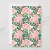 Invitation Blush pink Floral Soft Pastel Teal Muslim Wedding (Dos)