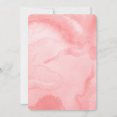 Invitation Blush Pink Gold Fairytale Fête des mariées (Dos)