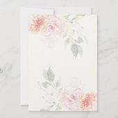 Invitation Blush Pink & Gold Lace Girl Baby Shower (Dos)