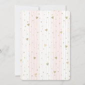 Invitation Blush Pink & Gold Paris Parfum Sweet 16 Anniversai (Dos)