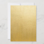 Invitation Blush Pink Gold Un petit Baby shower à papillon (Dos)