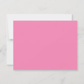 Invitation Blush Pink Hand Painted Stripe Border Note card (Dos)