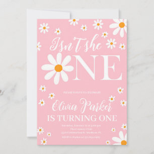 Invitation Blush Pink n’est pas elle une fleur Anniversaire