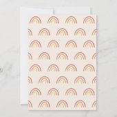 Invitation Blush Pink Pastel Terracotta Arc-en-ciel C'est une (Dos)