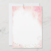 Invitation Blush Pink Peony Love is Sweet Fête des mariées (Dos)