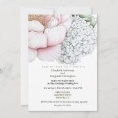 Invitation Blush Pink Peony Wedding (Devant)