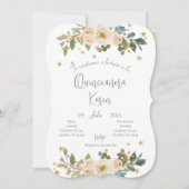 Invitation Blush Pink Quinceanera (Devant)