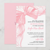 Invitation Blush Pink Quinceanera (Devant / Derrière)