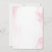 Invitation Blush pink quinceañera with pink rose (Dos)