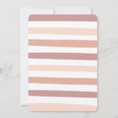 Invitation Blush Pink Rainbow Girl C’est un Baby shower de fi (Dos)