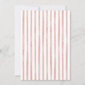 Invitation Blush Pink Un bébé brasse un Baby shower à haute t (Dos)