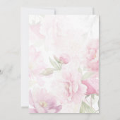 Invitation Blush Pink Watercolor Peony 40th Birthday (Dos)