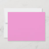 Invitation Blush Pink Wavy Frame Note Card (Dos)
