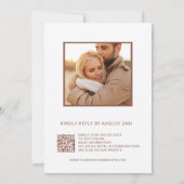 Invitation Blush Pink White 3D Flowers  (Dos)