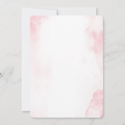Invitation Blush pink with cross baptism  (Dos)