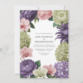 Invitation Blush Quartz, Soft Sage & Cloud Mauve Mariage (Devant)