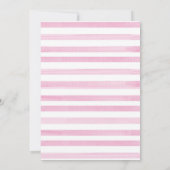 Invitation Blush rose et or Donut Oh Baby shower fille (Dos)