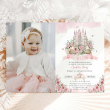 Blush rose Floral Princess Castle Storybook Photo