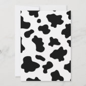 Invitation Blush rose Floral Saint Vache Imprimer Anniversair (Dos)