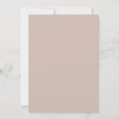 Invitation Blush Rose Gold 3D Flowers Simple (Dos)