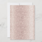 Invitation Blush Rose Gold Tale aussi vieux que Time Fête des (Dos)