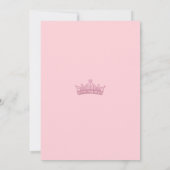 Invitation Blush Rose Pailletés Bow Quinceanera (Dos)