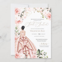 Blush Rose Sweet 16 Joli en rose belle robe