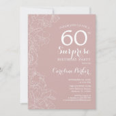 Invitation Blush Surprise 60e anniversaire (Devant)