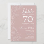 Invitation Blush Surprise 70e anniversaire (Devant)