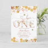 Invitation Blush tellement doux pour être un premier annivers (Debout devant)